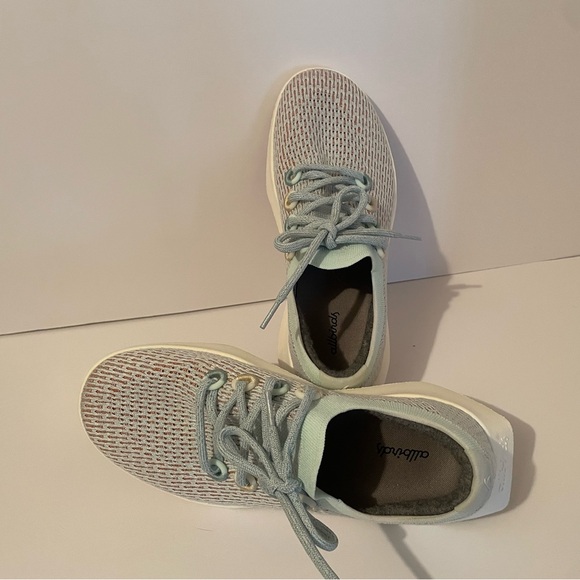 Allbirds Women's Sky Blue Knit Sneakers - Picture 6 of 8
